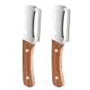 Stainless Steel Vegetable Peelers with Bottle Opener, 2-in-1 Julienne Cutter & Peeler for Fruits & Vegetables (2-Pack) (A) view 1