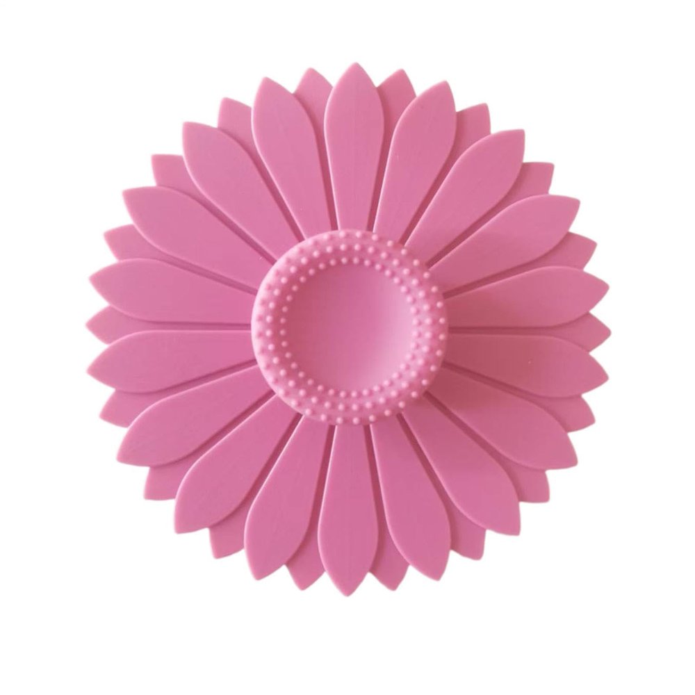 Silicone Cup Covers | 3-Pack Sunflower Tea Cup Lids
