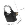 Aluminum Alloy Bicycle Alarm Lock with Key view 2