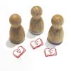 Stemplino Mini Stamp: Book with Smiley 12 mm view 1