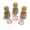 Stemplino Mini Stamp D20 Dice 12mm view 1