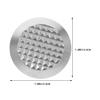 SOESFOUFU 6-Piece Tactile Paving Studs, 304 Stainless Steel, Raised Surface view 2