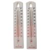 Indoor and Outdoor Wall Thermometer, Weather-Resistant Plastic, Dual-Scale view 3
