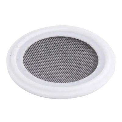 304 Stainless Steel Tri-Clamp Gasket with 150-Micron Mesh Filter Screen, Versatile Brewing Accessory (20 Mesh, 50.5 mm OD, 1.5-Inch TC)