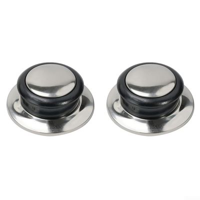 2 x Stainless Steel Lid Knob for Pots and Pans