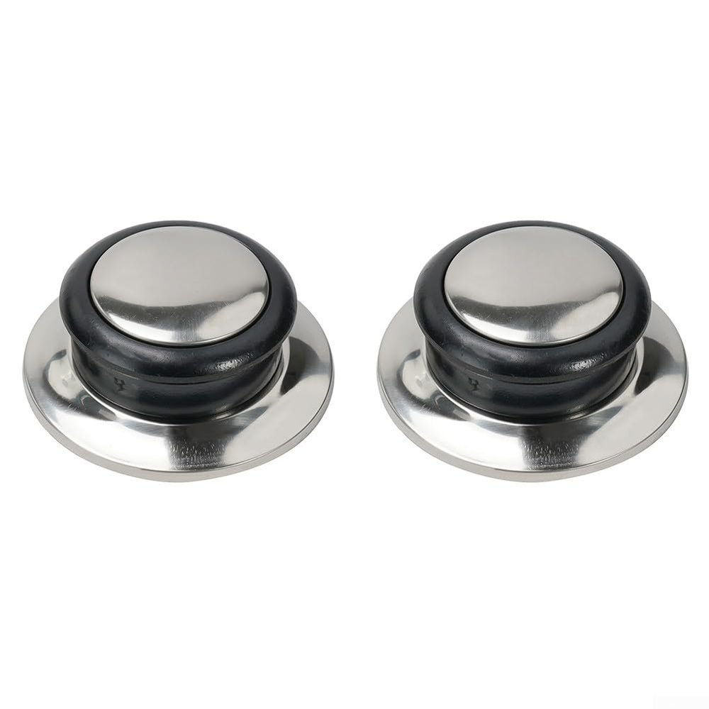2 x Stainless Steel Lid Knob for Pots and Pans