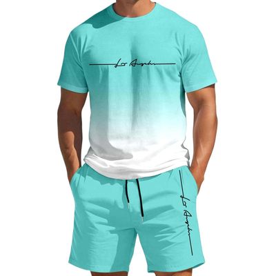 4XL Sauna Suit, Elegant Light Blue Khaki Cotton, Wide Silver-Lined Men's Outfit
