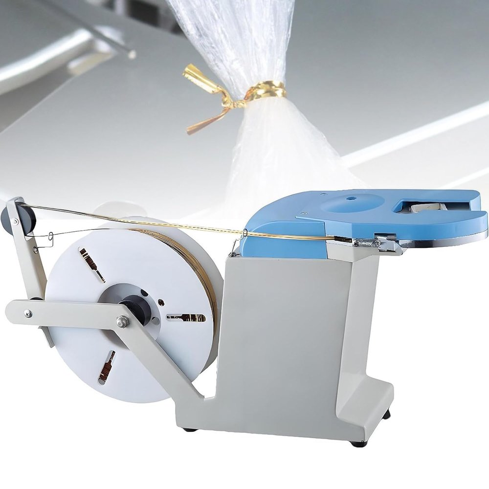 Semi-Automatic Electric Twist Tie Machine, 40 Ties/Minute, 0.3–1.2 cm Bundle Diameter