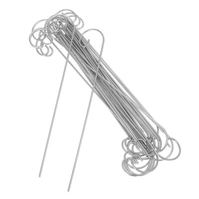 DOITOOL 30-Piece Iron Shepherd Hooks for Gardens, Balconies, and Outdoor Areas