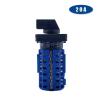 IDGTTLDF LW26-20/6 Panel-Mount Cam Switch, 5 Positions, 24 Screw Terminals, Silver YMW26 view 3