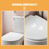 STOBAZA Toilet Bolt Caps, White, 4-Piece Set, Plastic, Easy to Install view 3