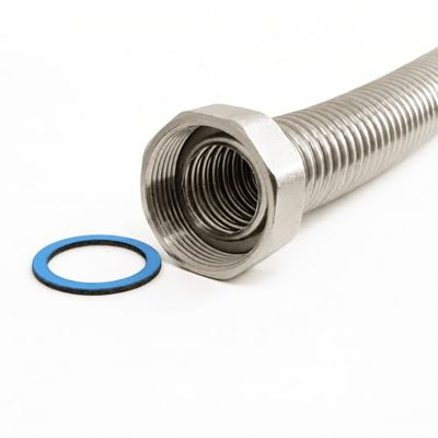 1-Inch Stainless Steel Corrugated Pipe, Flexible DN20 Hose, 1500 mm