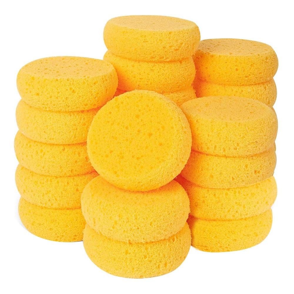 Fpreeza Round Artist Sponge 24% Pottery Sponge for Clay Care