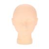 Baxnore Professional Silicone Makeup Mannequin Head, Realistic Skin-Texture Training Model for Cosmetology Students and False Eyelash Practice view 1
