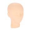 Baxnore Professional Silicone Makeup Mannequin Head, Realistic Skin-Texture Training Model for Cosmetology Students and False Eyelash Practice view 2