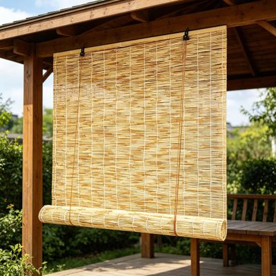Kelvuta Weatherproof Bamboo Roller Blind