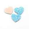 Wsymxuo 20 Pcs Heart-Shaped Felt Appliqués with Glitter Sequins view 4