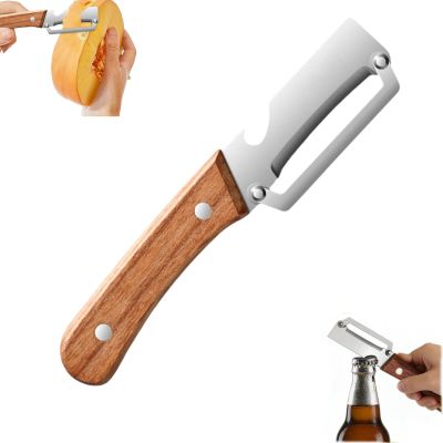 3-in-1 Stainless Steel Peeler with Ergonomic Handle