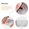 CLISPEED 100-Pack Black Nylon Hair Bun Nets, Elastic and Invisible view 3
