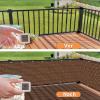 MAODUZI Balcony Privacy Screen, No Drilling, 75 x 550 cm, Brown view 4