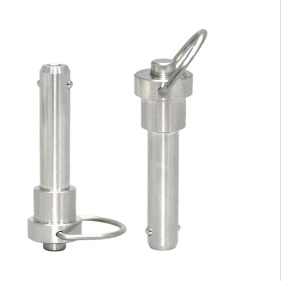 Stainless Steel Ball Lock Pin, 1-Piece Push-Button Quick-Release, 16 x (10100) mm (16 x 30 mm)