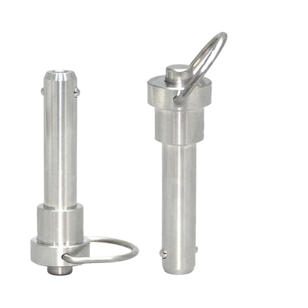 Stainless Steel Ball Lock Pin, 1-Piece Push-Button Quick-Release, 16 x (10100) mm (16 x 30 mm)