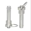 Stainless Steel Ball Lock Pin, 1-Piece Push-Button Quick-Release, 16 x (10100) mm (16 x 30 mm) view 3
