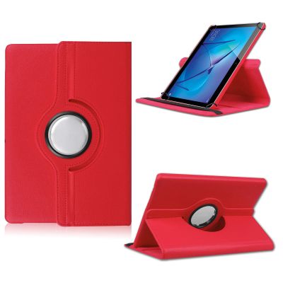 Protective Case for AGM Pad P1, P2, T1 & T2 Tablets, 10–11 Inches, 360° Rotating Stand Cover, Red