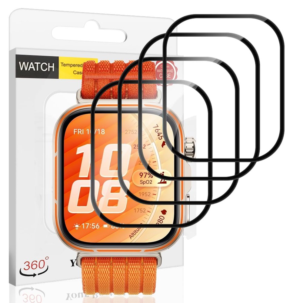 Euukzzea Screen Protectors for Huawei Watch Fit 5 Pro, 4-Pack