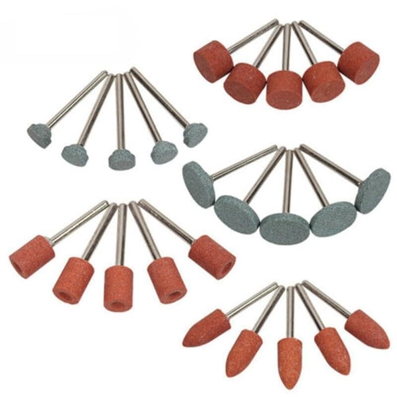 EasyByMall 25-Piece Grinding Stone and Polishing Wheel Bit Set for Rotary Tools and Electric Drills