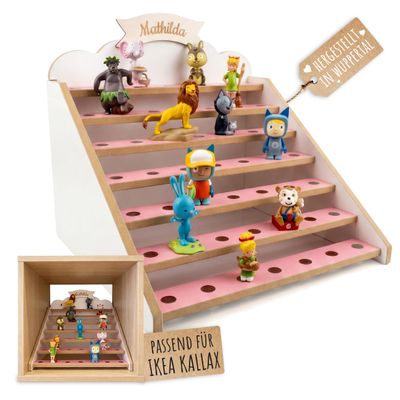 Holzura Magnetic Tonie Shelf for IKEA KALLAX, Holds Approx. 50 Figures