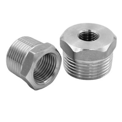 High-Pressure 1/8"–1" NPT Female-to-Male Hex Reducing Adapter, 304 Stainless Steel