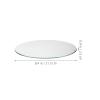 Hemobllo Transparent Convex Glass Clock Face Cover, Round, 21.5 cm view 2