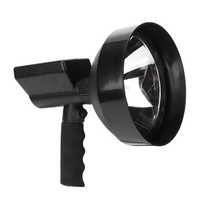 Rosvola Portable Black Xenon Lamp, 55 W, 4,000 lm, Waterproof 7-Inch Handheld Spotlight