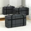 ZHOUXYFDC Waterproof Foldable Storage Duffel Bags for Clothing, Large Capacity, 75 x 36 x 33 cm, 3-Pack view 2