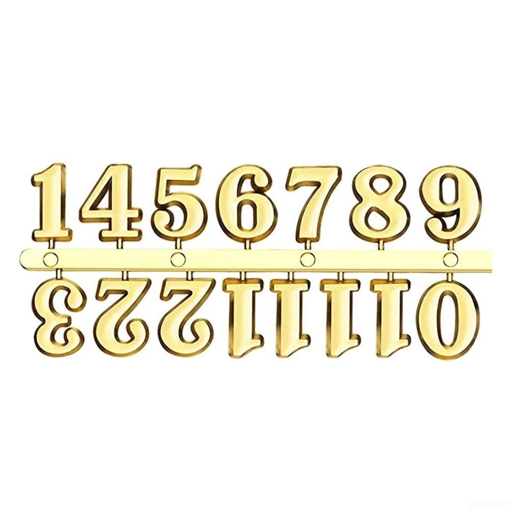 DIY Clock Numbers Set (Gold Arabic)