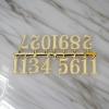 DIY Clock Numbers Set (Gold Arabic) view 4