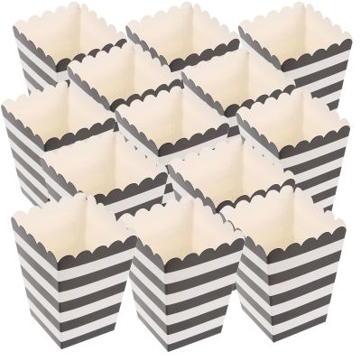 Alasum Pack of 24 Biodegradable Paper Popcorn Boxes