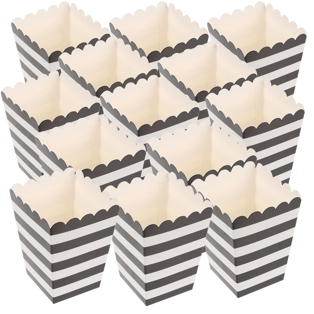 Alasum Pack of 24 Biodegradable Paper Popcorn Boxes