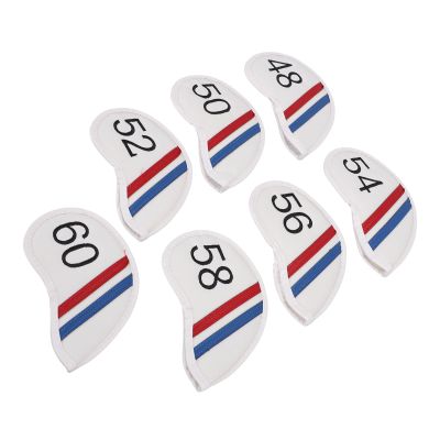 7-Piece Golf Iron Headcover Set, Lightweight Club Head Covers