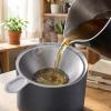 Portable Titanium Tea Leaf Strainer view 2