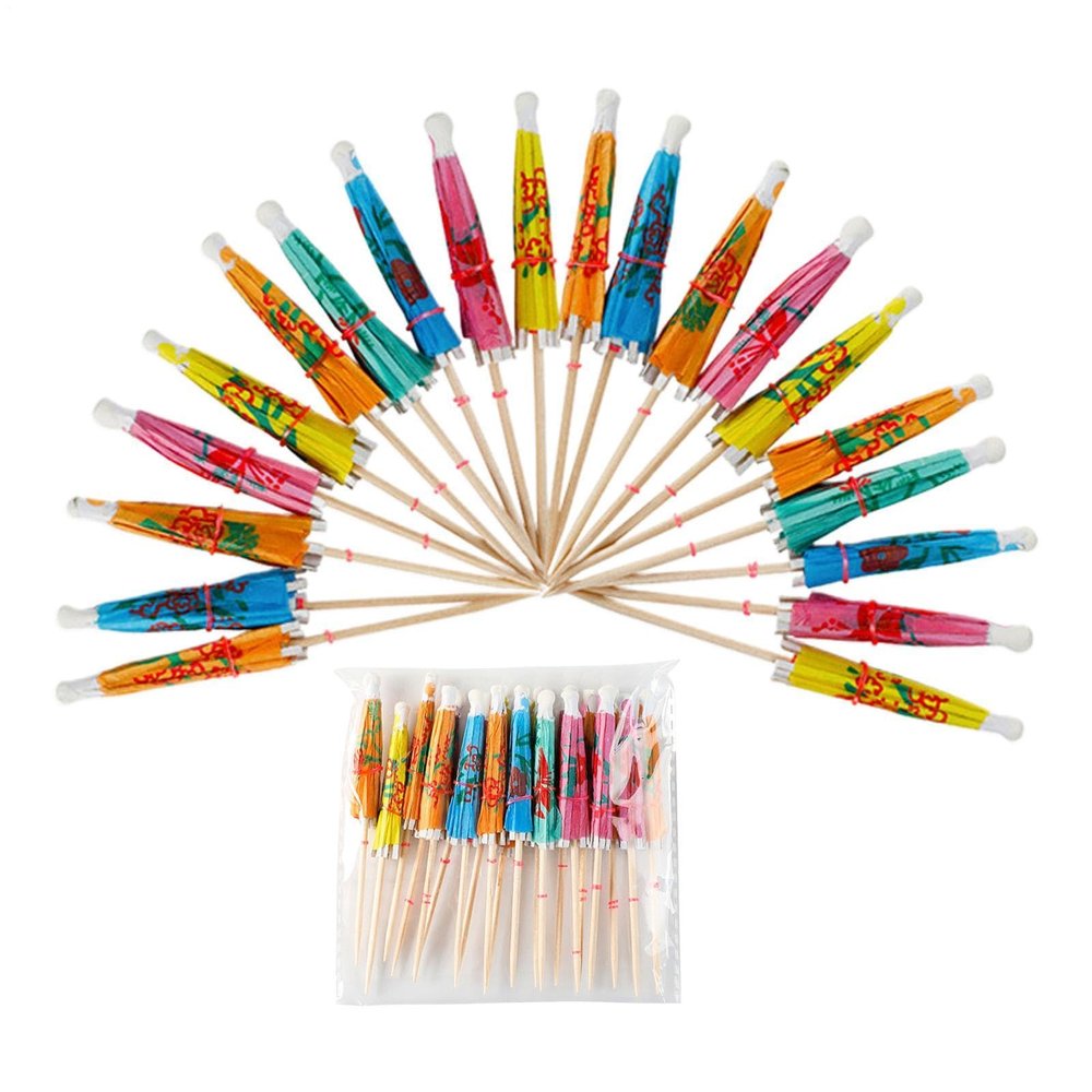 Cocktail Umbrellas - 50 Pack