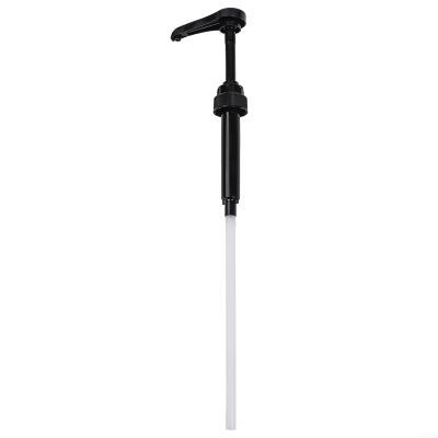 Hand-Press Syrup Pump Head, 28/400, 10 cc, Gold/Black