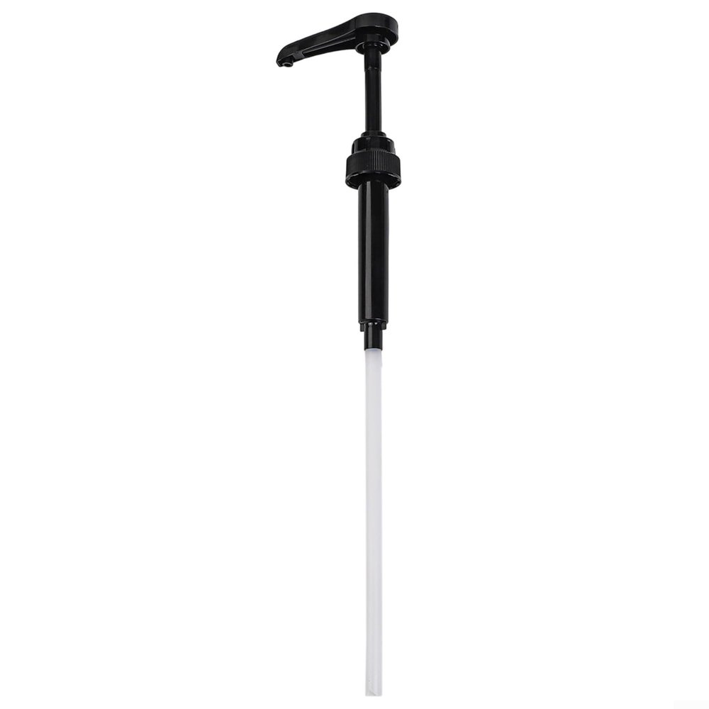 Hand-Press Syrup Pump Head, 28/400, 10 cc, Gold/Black