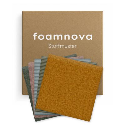 foamnova Fabric Sample for York Sofa Model Color Mix