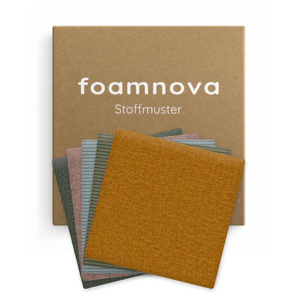 foamnova Fabric Sample for York Sofa Model Color Mix