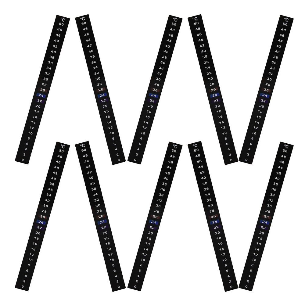 STOBAZA Self-Adhesive Thermometer Strips - 10 Pack