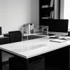 HORIALENCE Transparent Acrylic File Box with Handle, 12 x 10 in. (approx. 30 x 25 cm) view 4