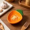 Versatile Carrot-Shaped Garlic Grater Plate view 3