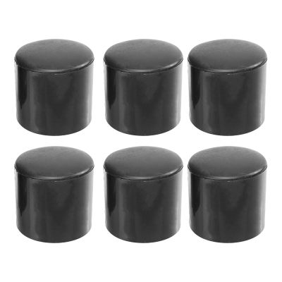 WRITWAA 6-Pack Black Cylindrical Plastic Sliding Door Handles, Easy to Install and Space-Saving, for Public Toilet Partition Walls